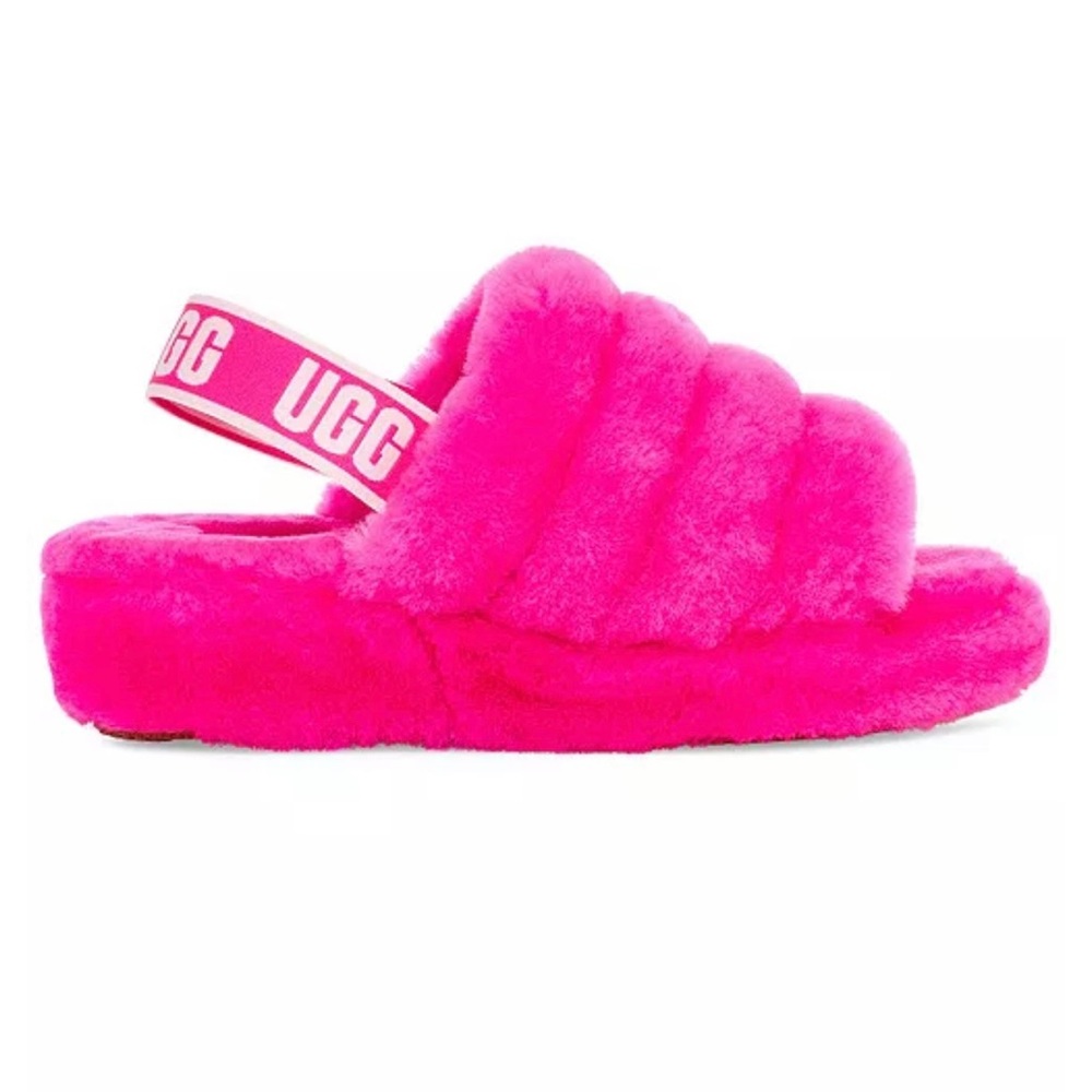 Pink ugg slides 9